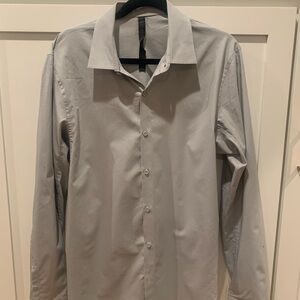 Lululemon Men's Grey Dress Shirt